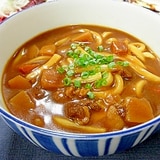 レトルトカレーを使った☆お手軽カレーうどん